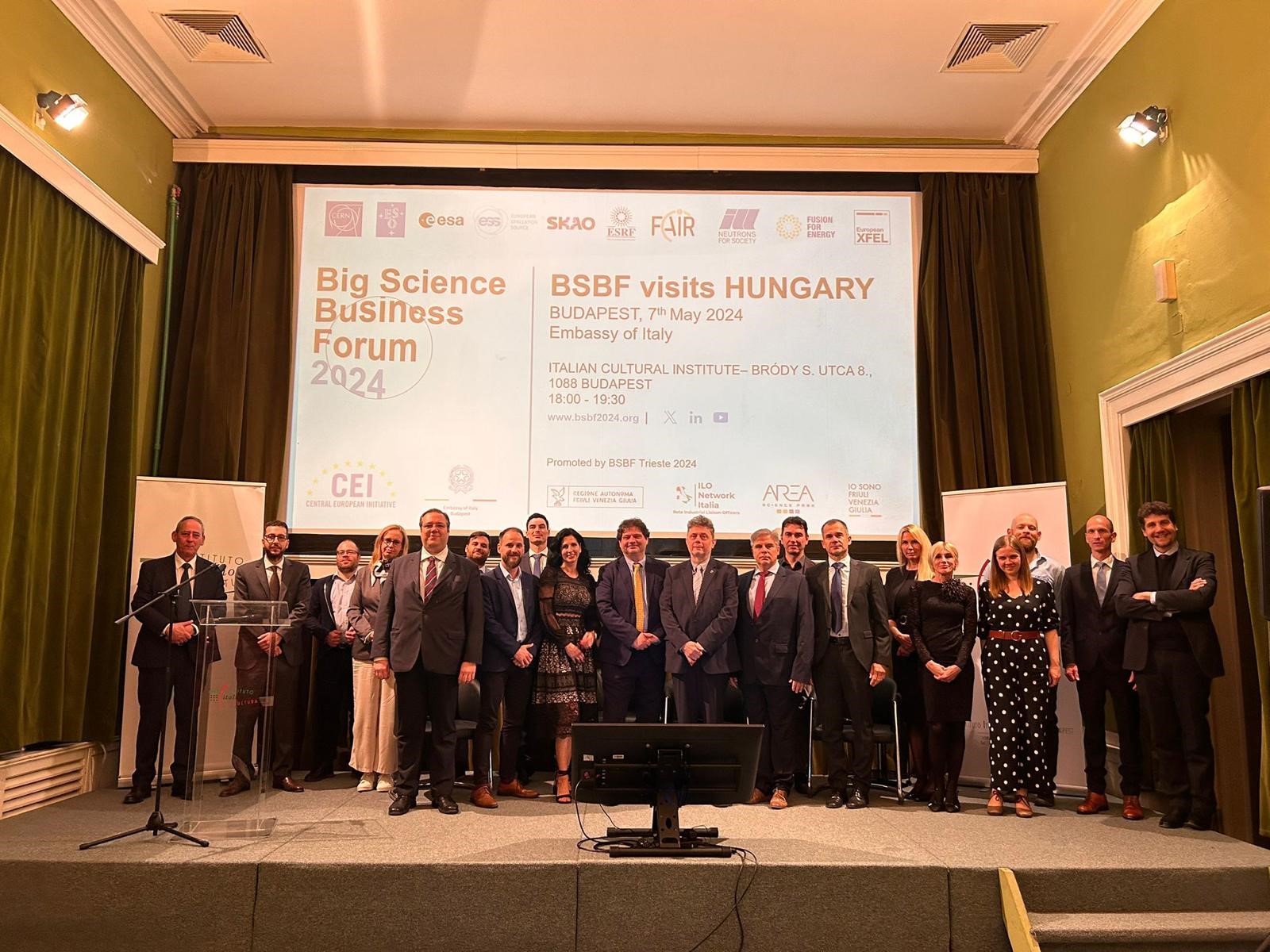 5th promotional roadshow of the “Big Science Business Forum” (Budapest, 7 May 2024) 