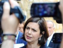Srebrenica massacre, Laura Boldrini at 20th anniversary Srebrenica massacre, Laura Boldrini at 20th anniversary