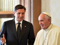 Pope: 25-minute audience with Slovenia's president Pope: 25-minute audience with Slovenia's president