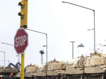 US tanks arrive in Germany for NATO mission in East Europe US tanks arrive in Germany for NATO mission in East Europe