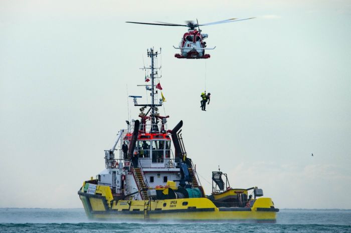 NAMIRS Project Familiarisation training with helicopter of Italian Coast Guard (Ronchi dei Legionari Airport, 24-25 October 2023)