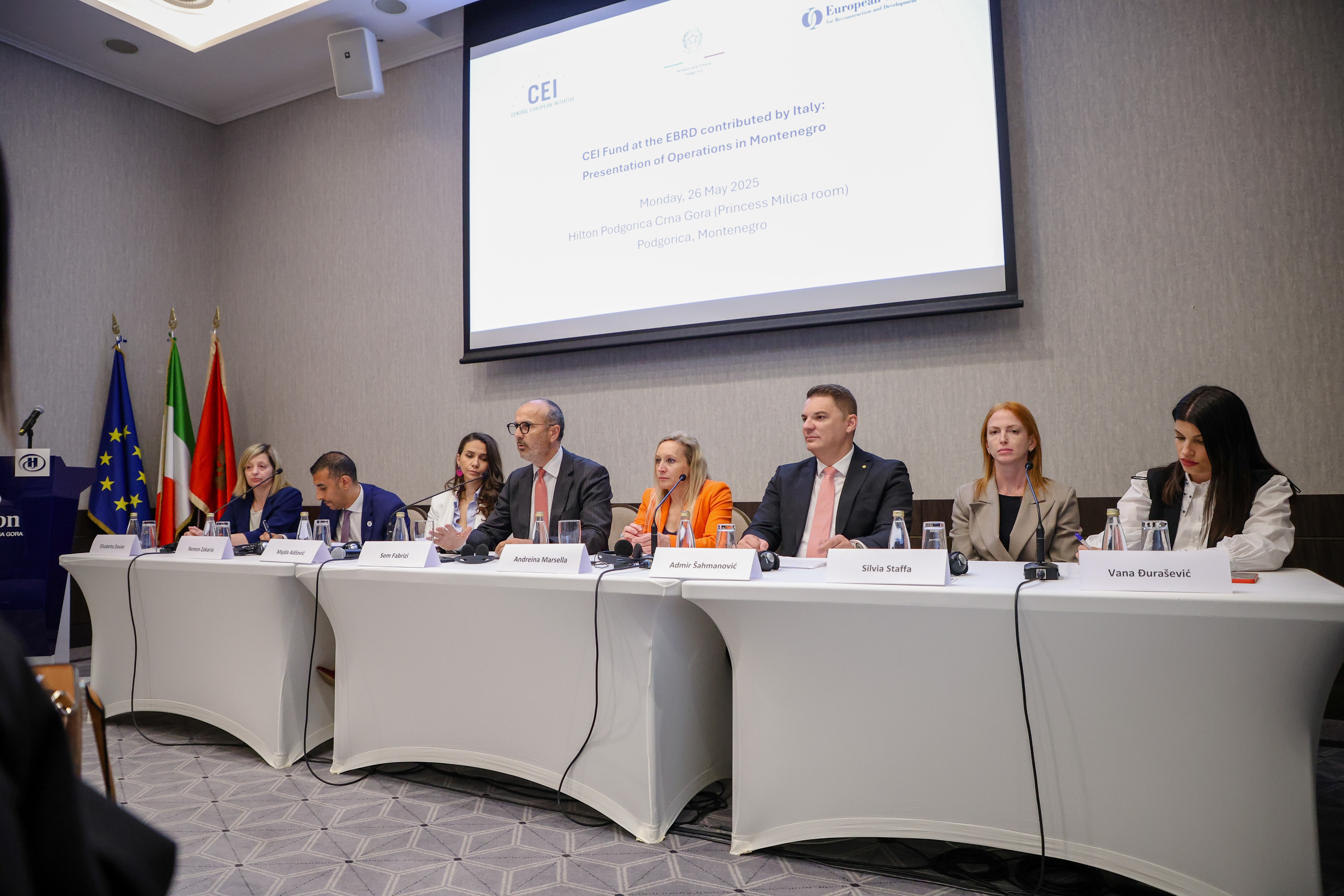 Roadshow CEI Fund at the EBRD in Montenegro (Podgorica, 26 May 2025)