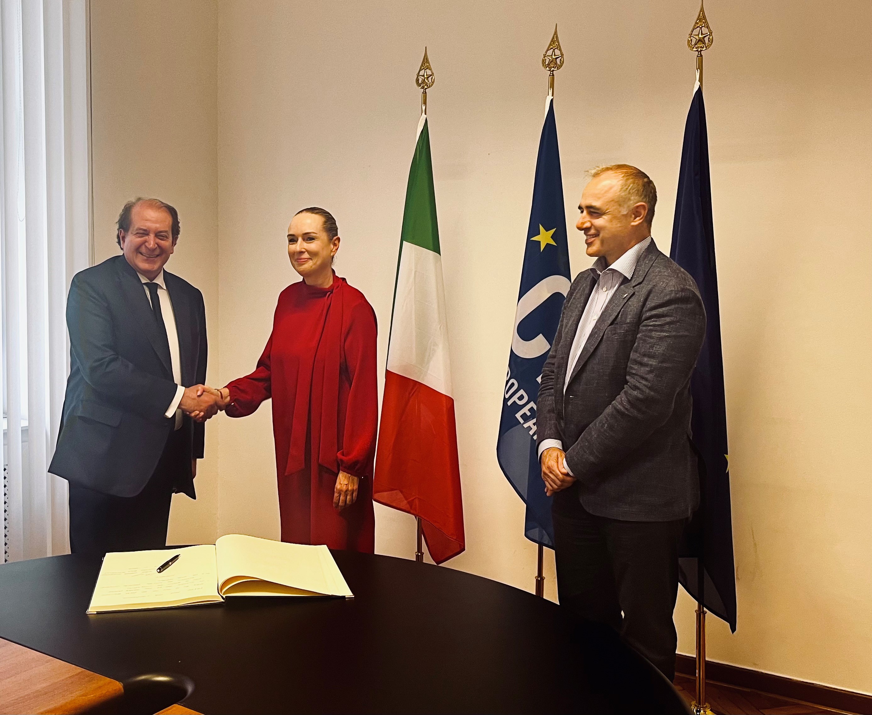 Amb. Karla Wursterová pays official visit CEI Executive Secretariat (Trieste, 22 May 2025)