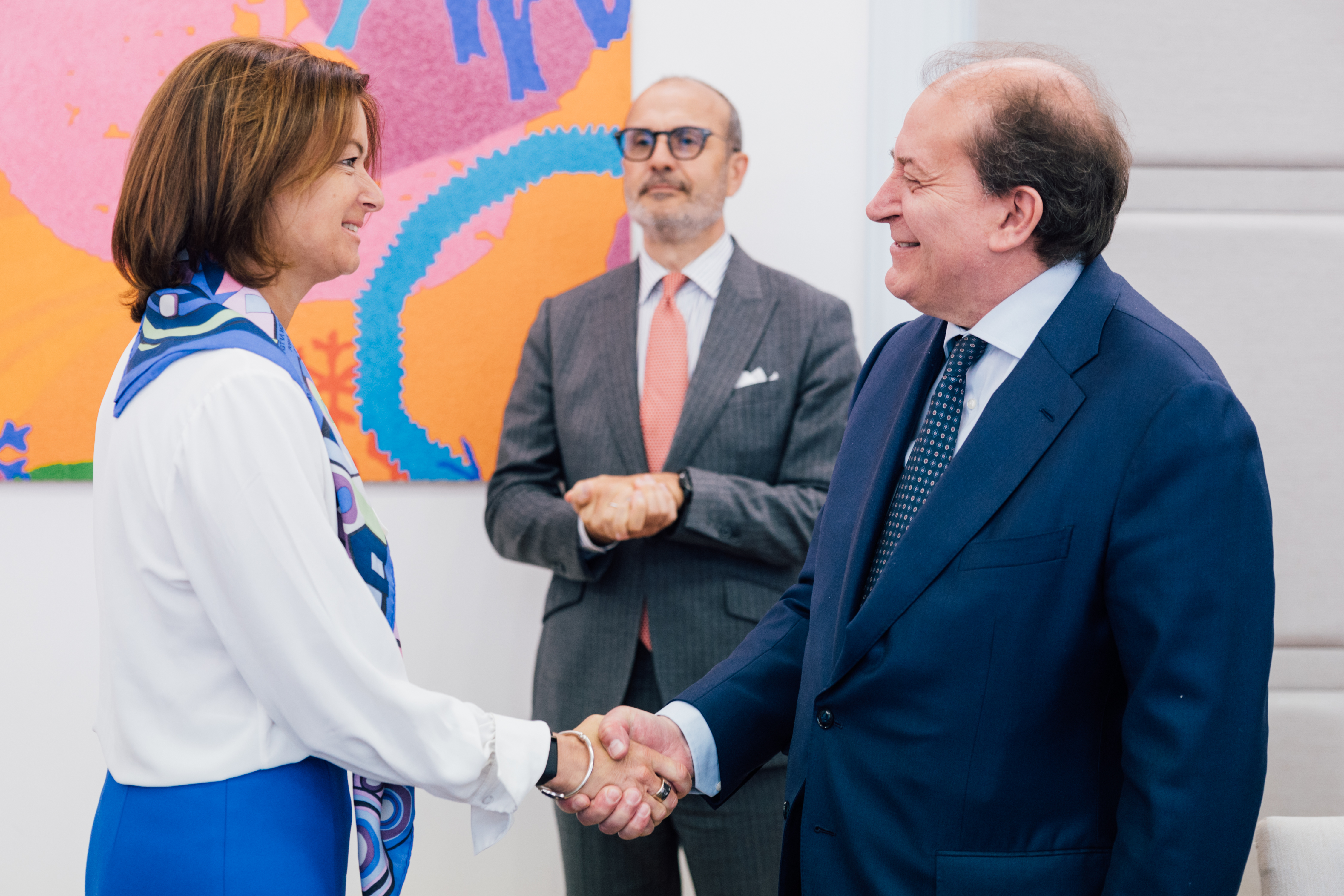 From left: Fajon; Dal Mas