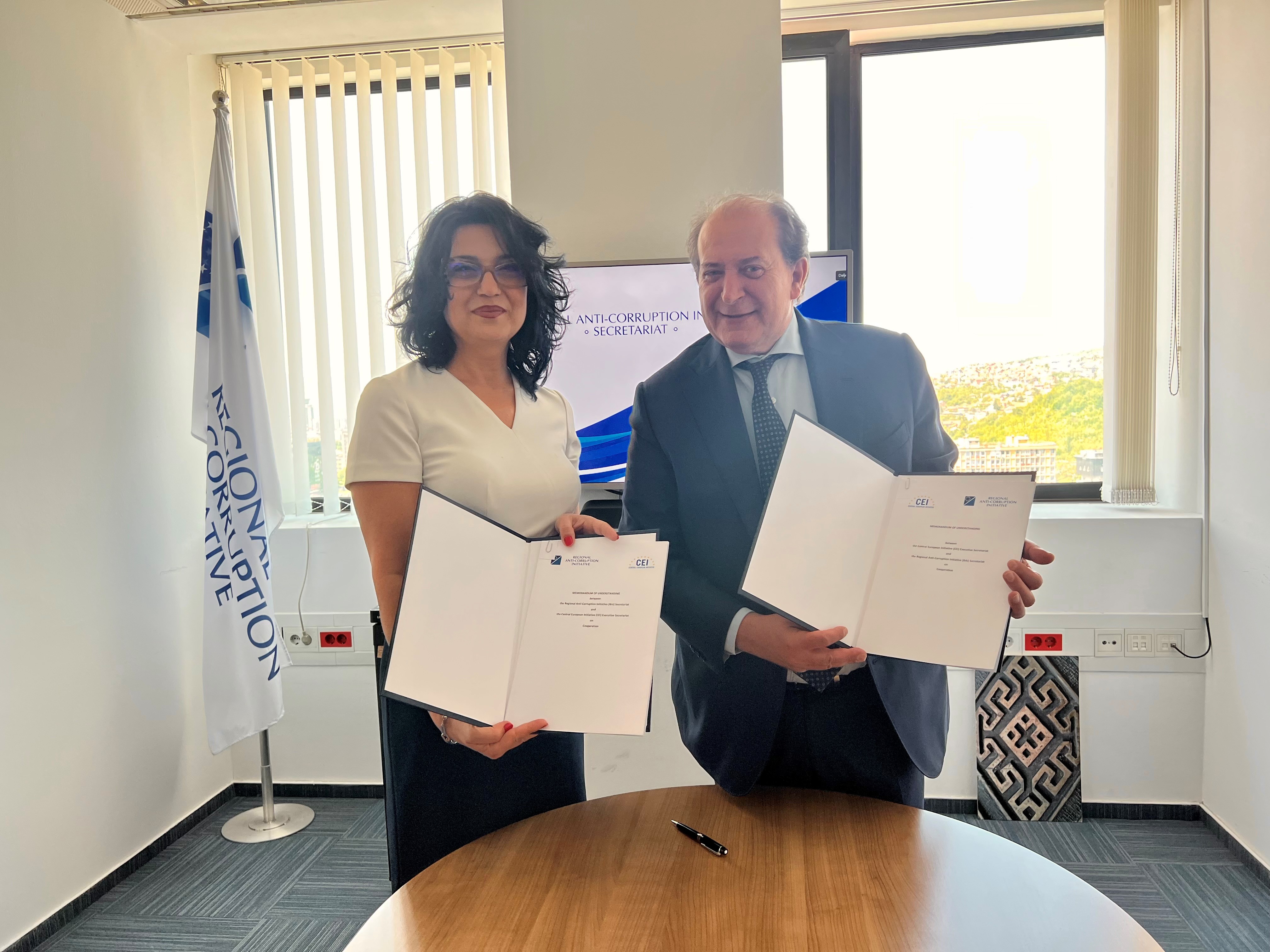 Signing of CEI-RAI MoU (Sarajevo, 15 May 2025)