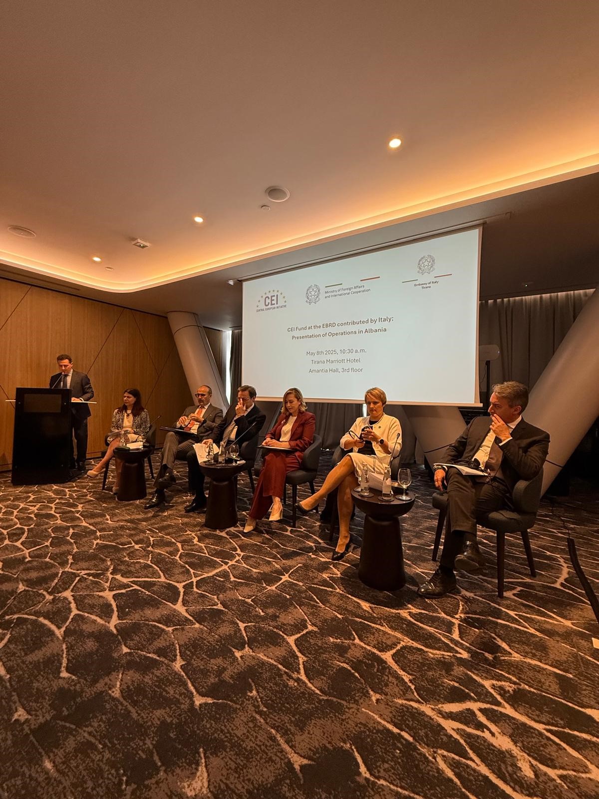Roadshow CEI Fund at the EBRD stop in Albania (Tirana, 8 May 2025)
