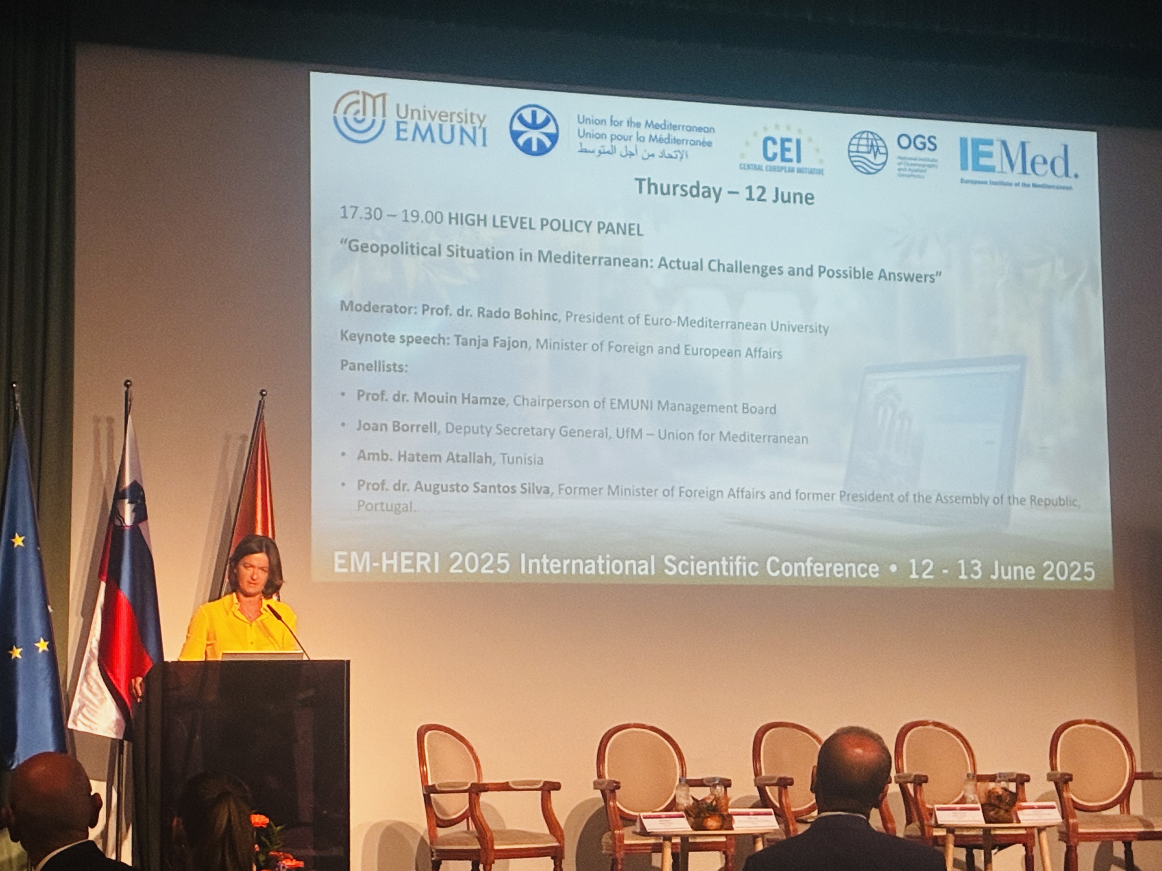 International Conference “Higher Education Systems in the Mediterranean: Comparative Analysis and Development Opportunities” (Portoroz, 12-13 June 2015)