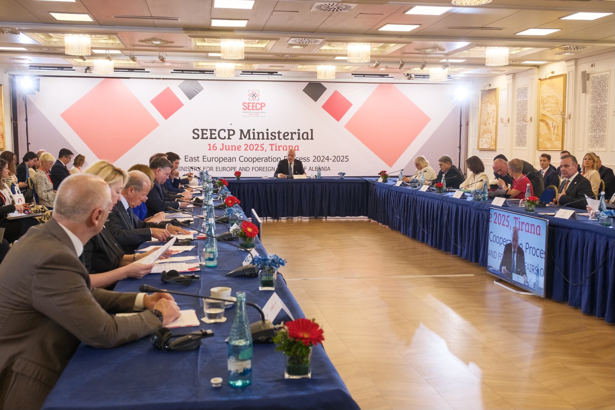 Meeting of the Ministers of Foreign Affairs of the South-East European Cooperation Process - SEECP (Tirana, 16 June 2025)
