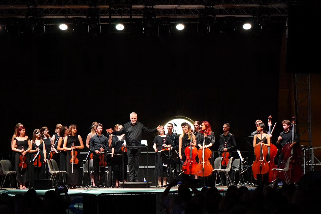 CEMAN orchestra performing in Trieste