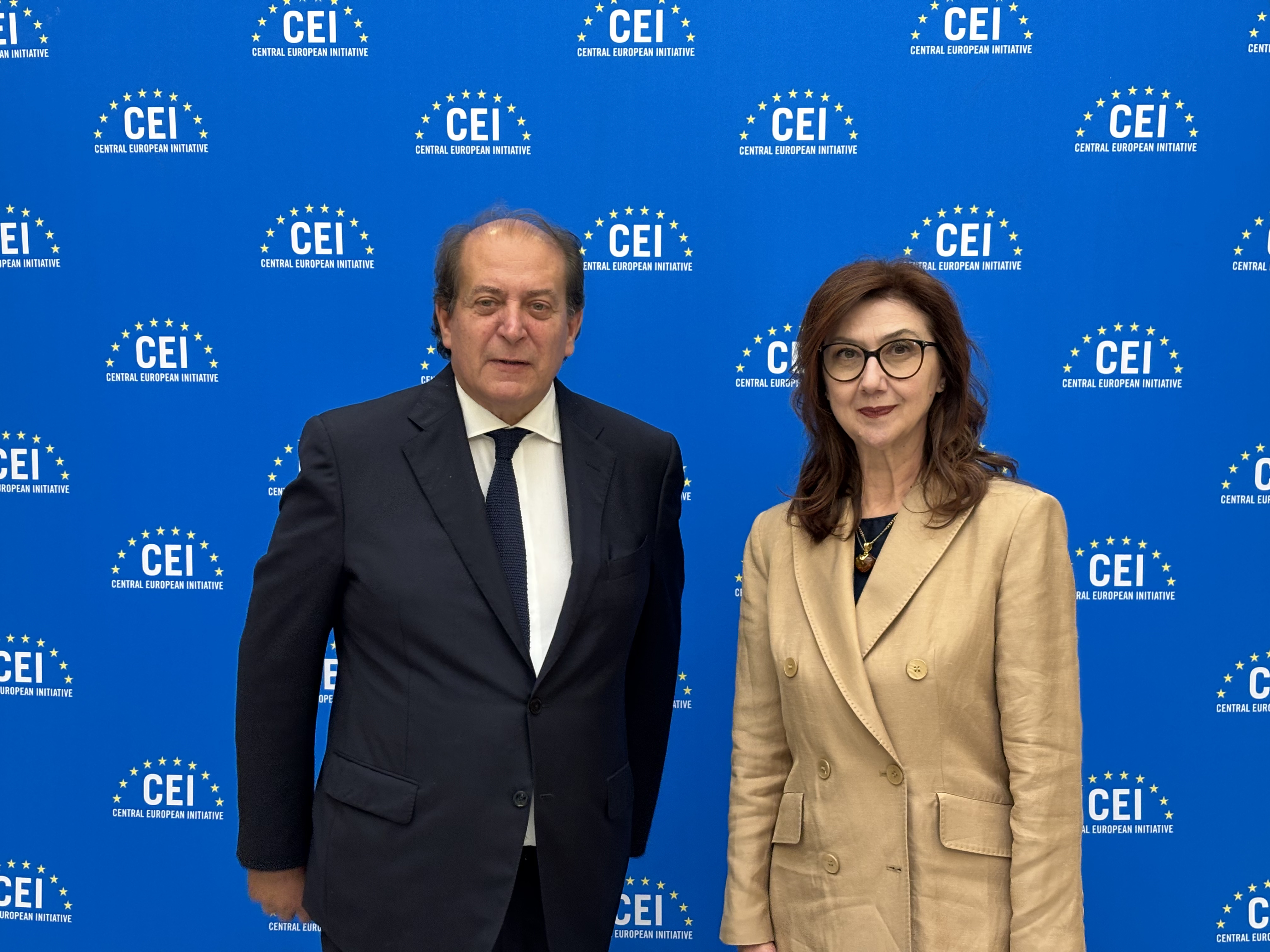 Amb. Anila Bitri Lani pays official visit to the CEI Executive Secretariat (Trieste, 29 september 2025)