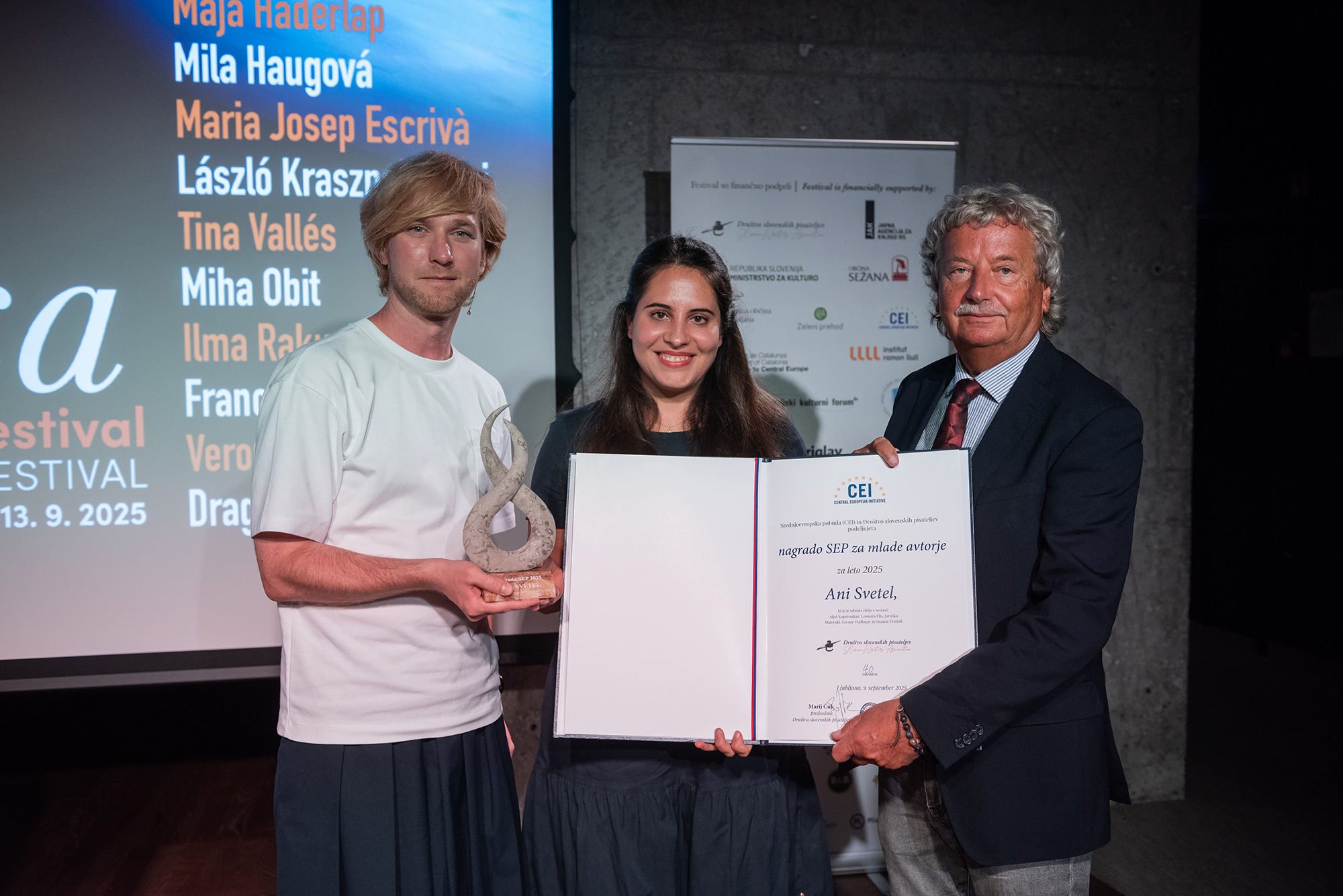 Ana Svetel from Slovenia wins CEI Award for Young Writers 2025
