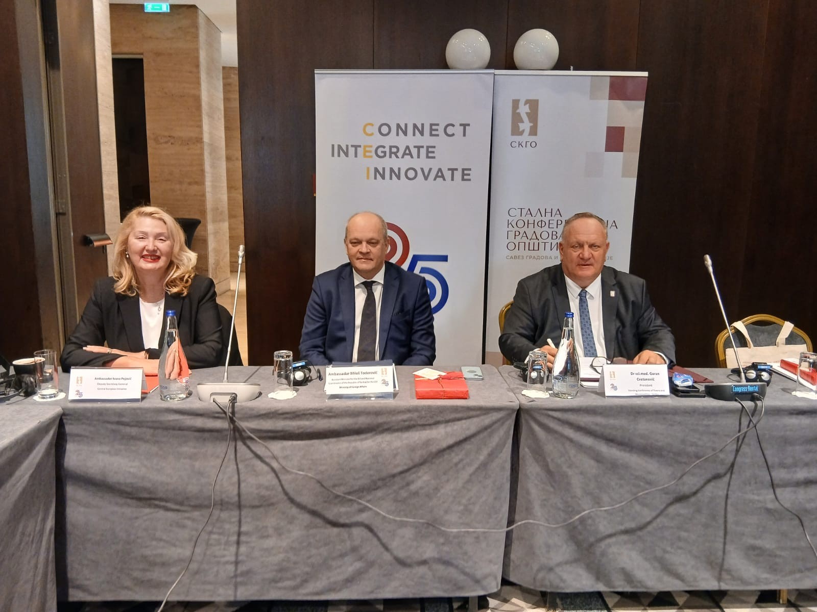 DSG Pejović  at the CEI Forum on Local Dimension