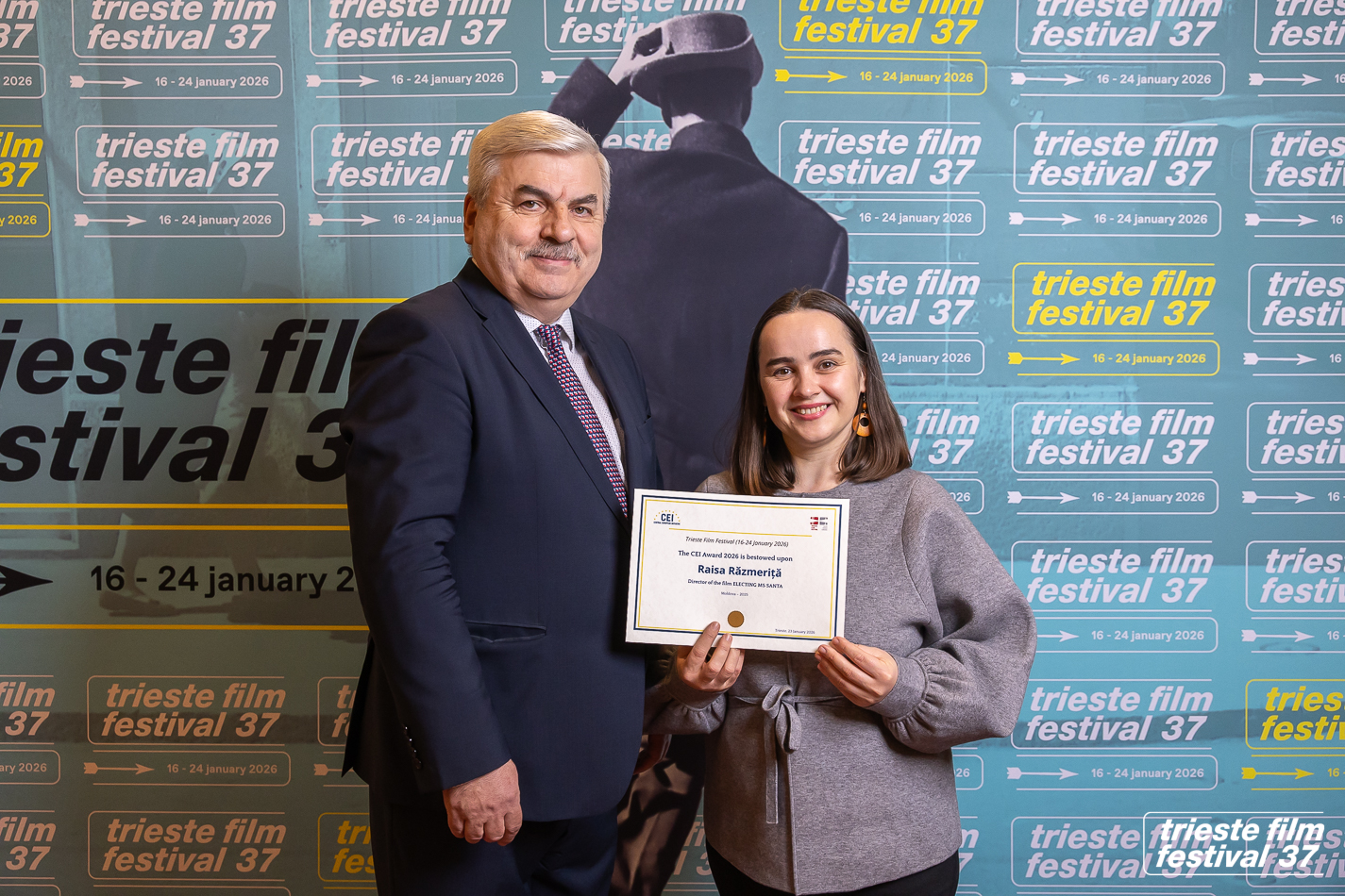 Moldovan Director Raisa Răzmeriță wins the CEI Award at Trieste Film Festival 2026