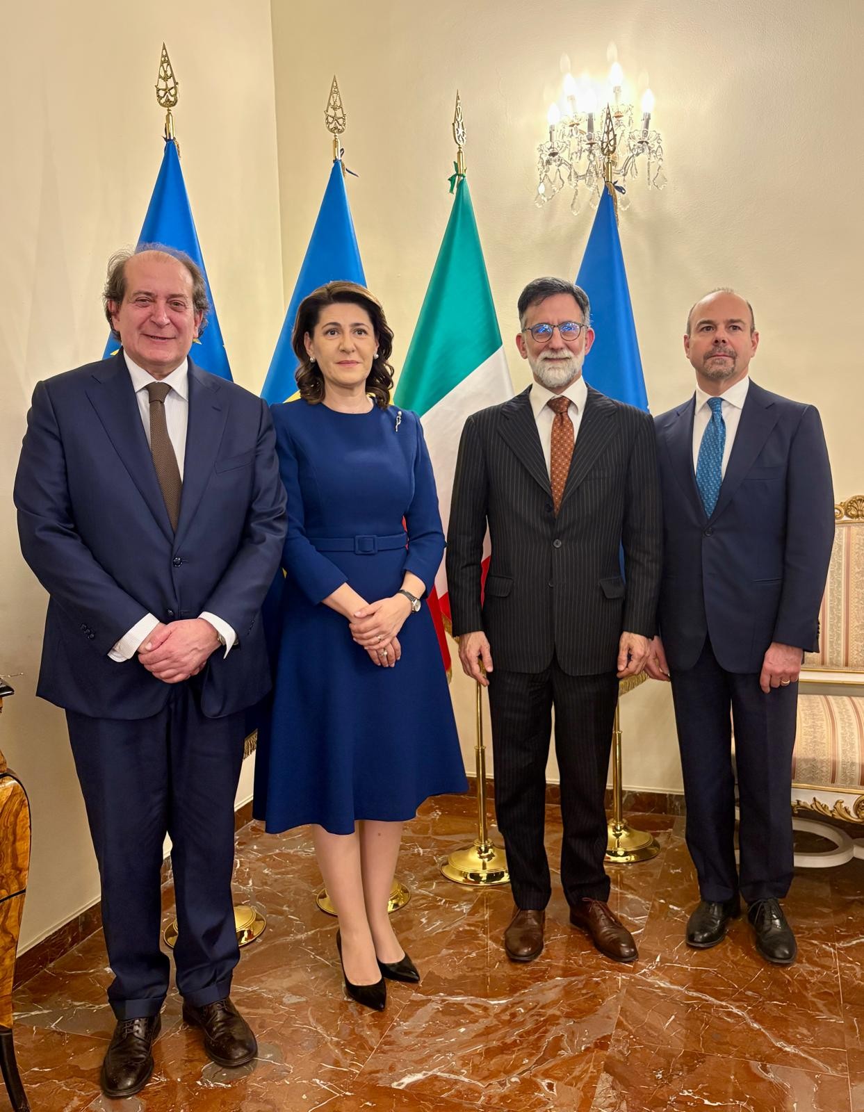Secretary General Dal Mas at a working visit at the MFA Italy to discuss the 30th Anniversary of the Executive Secretariat 