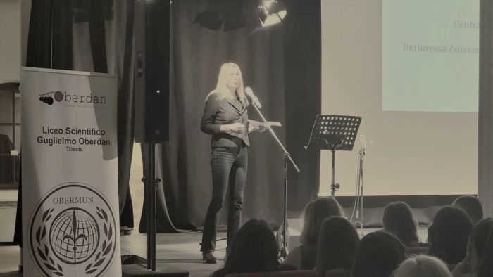 DSG Kiraly at opening ceremony of OBERMUN 2026 (Trieste, 17 April 2026)