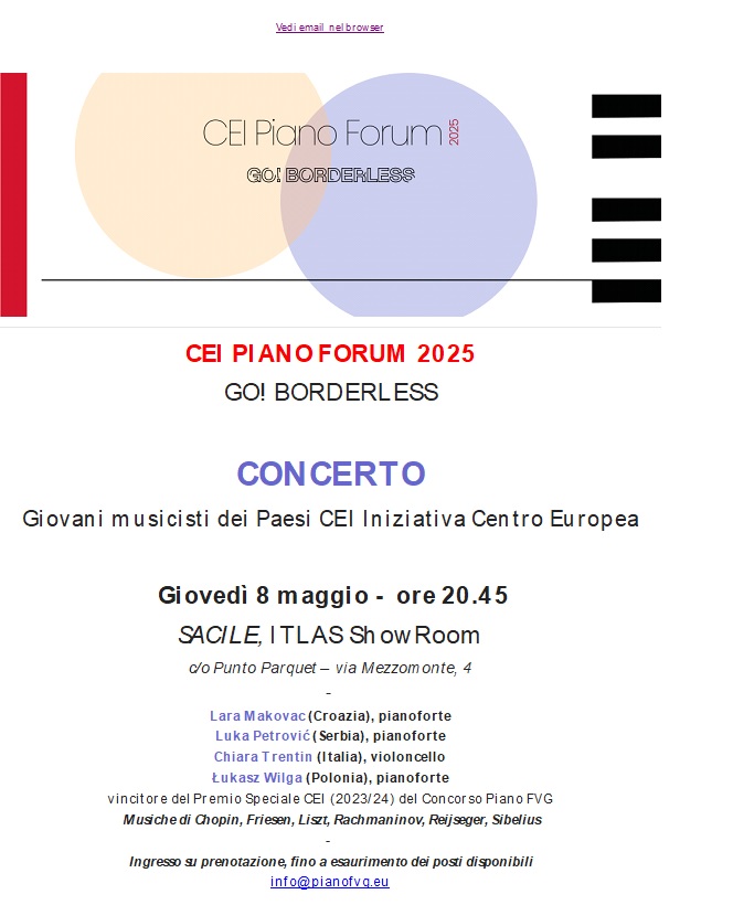 piano forum leaflet
