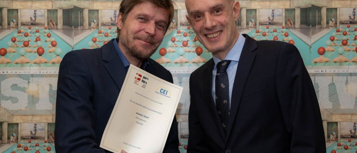 CEI Award 2020 at the TFF to Marko Škop (photo by: Lara Perentin)