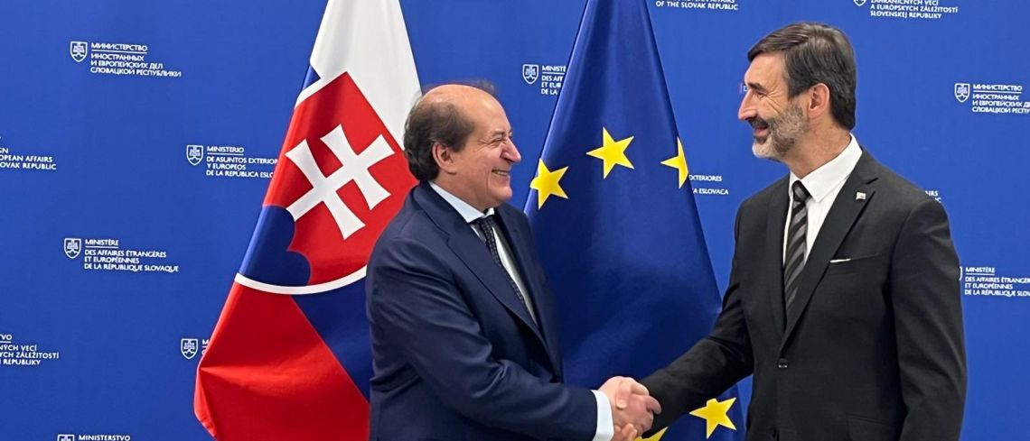 SG Dal Mas and  Minister of Foreign Affairs of Slovakia, Juraj Blanár