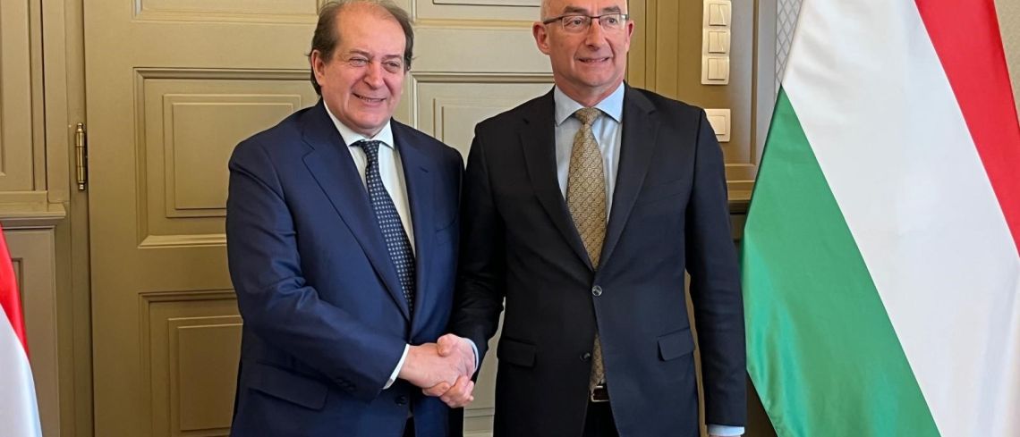 from left: Framnco Dal Mas and Péter Sztáray (Budapest, 14 February 2025)