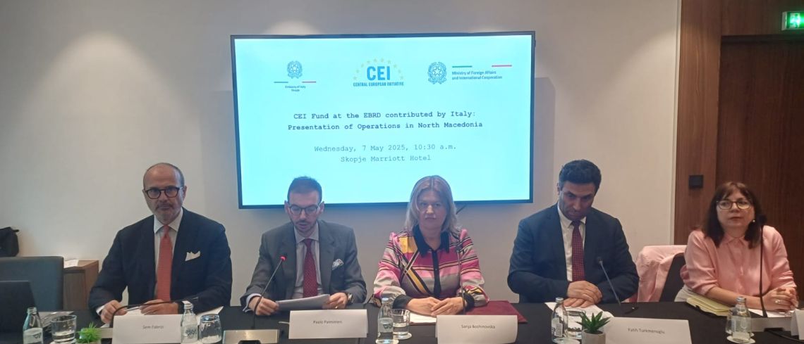 Presentation of CEI Fund operations in North Macedonia (Skopje, 7 May 2025)