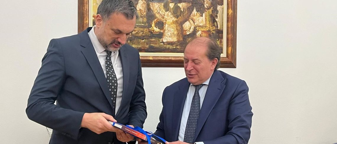 From left: Konakovic, Dal Mas (Sarajevo, 15 May 2025)