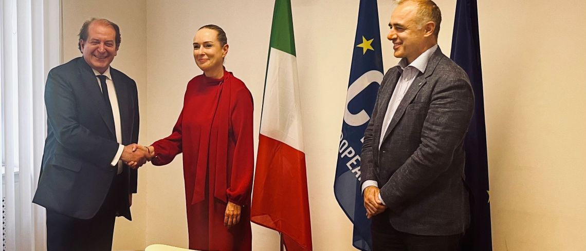 Amb. Karla Wursterová pays official visit CEI Executive Secretariat (Trieste, 22 May 2025)