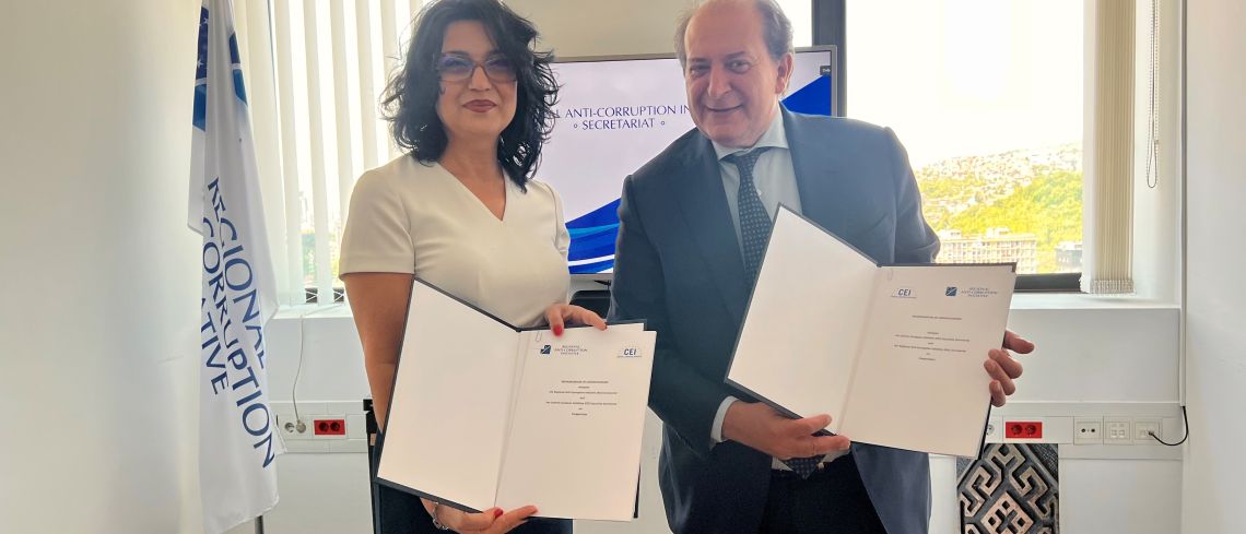 Signing of CEI-RAI MoU (Sarajevo, 15 May 2025)