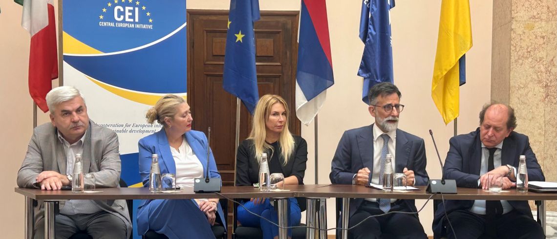 From Left: DSGs Mushka, Pejovic and Kiraly; Min Plen. Verola, SG Dal MasVerola