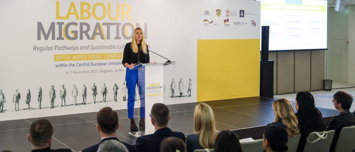 DSG Kiraly at the inter-ministerial Conference on Labour Migration (Belgrade, 6-7 October)