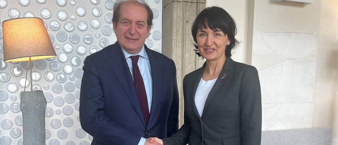 SG Dal Mas meets with the Polish Deputy Minister of Foreign Affairs Henryka Mościcka-Dendys (Warsaw, 13 November 2025)