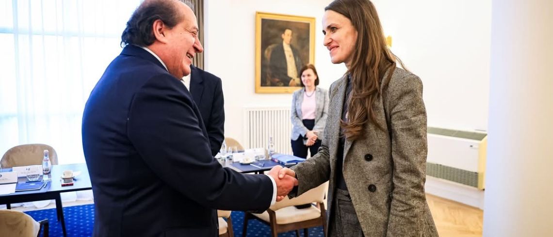 SG Dal Mas meets with the Minister of Foreign Affairs of Romania, Oana-Silvia Țoiu (Bucharest, Romania)