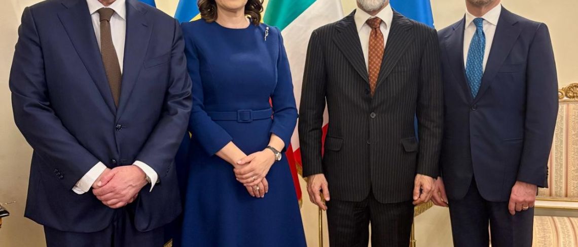 Secretary General Dal Mas at a working visit at the MFA Italy to discuss the 30th Anniversary of the Executive Secretariat 