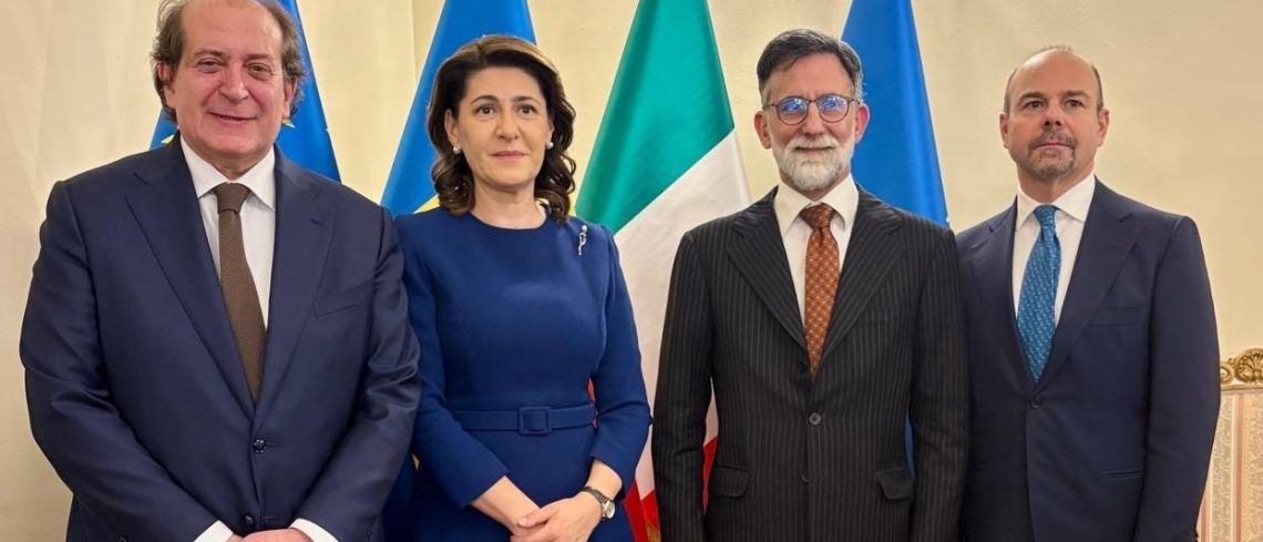 Secretary General Dal Mas at a working visit at the MFA Italy to discuss the 30th Anniversary of the Executive Secretariat 
