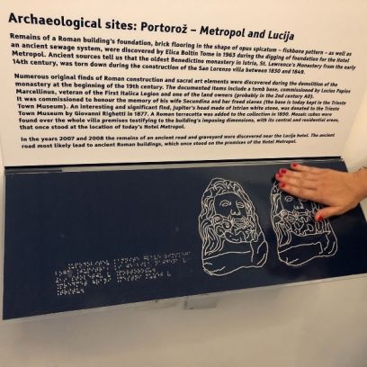 Opening of accessible-for-all exhibition “Stone by Stone” of the Maritime Museum of Piran, Slovenia (16 June 2018)