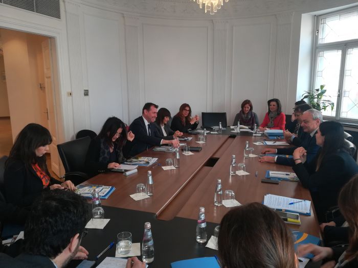 Italian Delegation to CEI Parliamentary Dimension visits CEI Executive Secretariat (Trieste, 11 March 2019)