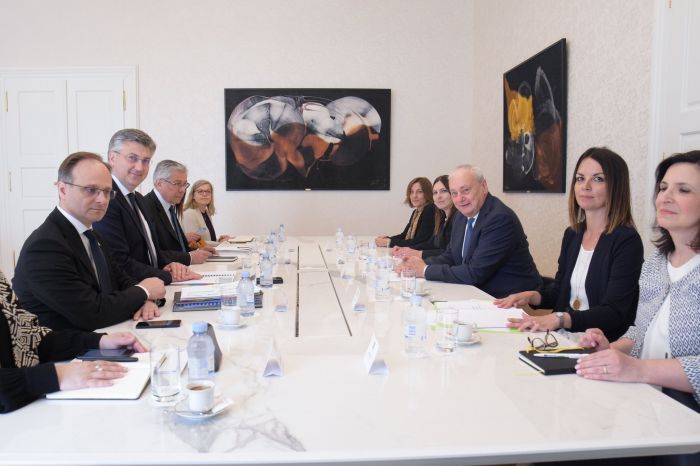 CEI-ES Delegation meets with PM Andrej Plenković (Zagreb, 14 June 2022)