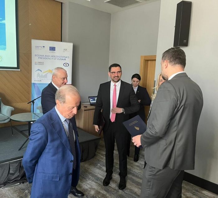 SG Antonione at opening of “Mid-term Evaluation of implementation of the UN SDGs in AII member states (Banja Lika (Bosnia and Herzegovina, 5 May 2023)
