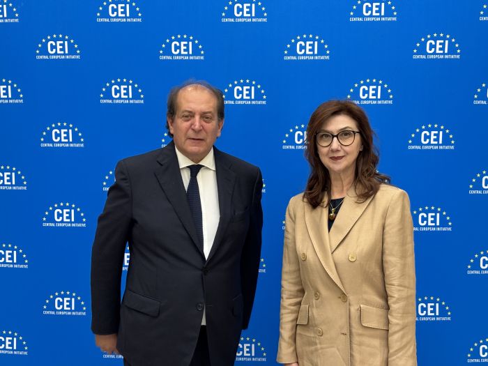 Amb. Anila Bitri Lani pays official visit to the CEI Executive Secretariat (Trieste, 29 september 2025)