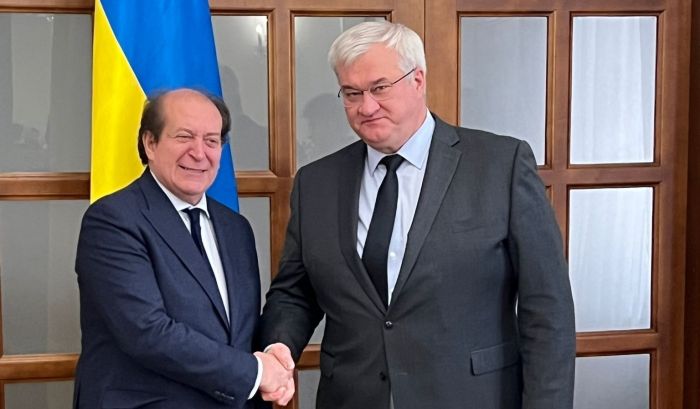 SG Dal Mas meets with Minister of Foreign Affairs, Andrii Sybiha (Kyiv, 19 November 2025)