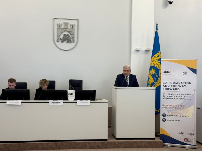 Post-Ukraine Recovery Conference 2025 Forum, “Capitalisation and the Way Forward: Decentralisation and Local Governance at the Centre of Ukraine’s Reconstruction" (Liviv, Ukraine, 26-27 November 2025)