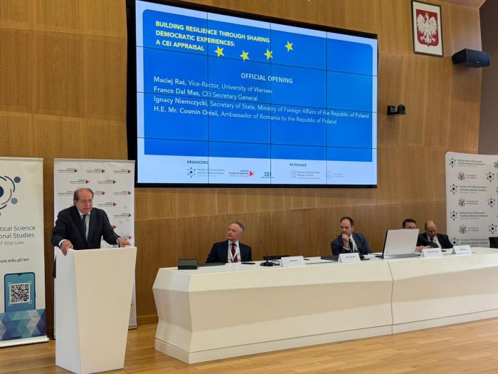 Building Resilience Through Sharing Democratic Experiences: a CEI Appraisal” (Warsaw on 23 June 2026)
