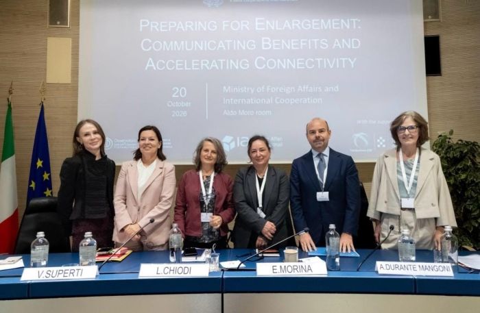 Conference “New Visions for the Western Balkans – Preparing for Enlargement: Communicating Benefits and Accelerating Connectivity” (Rome, 20 Oct. 2026)